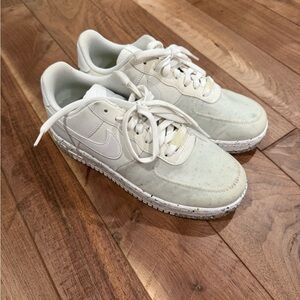 Women's White Nike Air Force 1 Sneakers